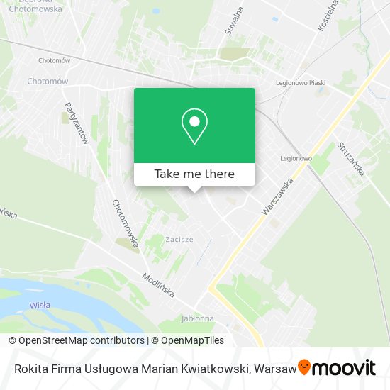 Rokita Firma Usługowa Marian Kwiatkowski map