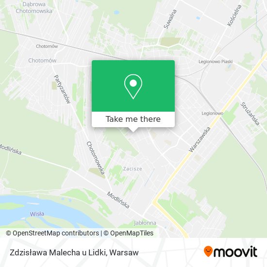 Zdzisława Malecha u Lidki map