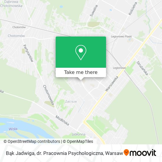 Bąk Jadwiga, dr. Pracownia Psychologiczna map