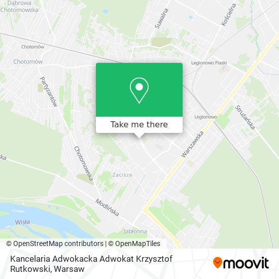 Карта Kancelaria Adwokacka Adwokat Krzysztof Rutkowski