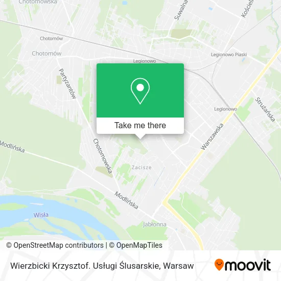 Wierzbicki Krzysztof. Usługi Ślusarskie map