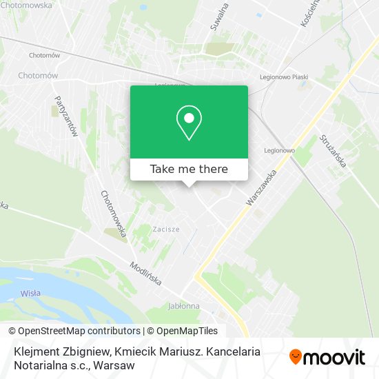 Klejment Zbigniew, Kmiecik Mariusz. Kancelaria Notarialna s.c. map