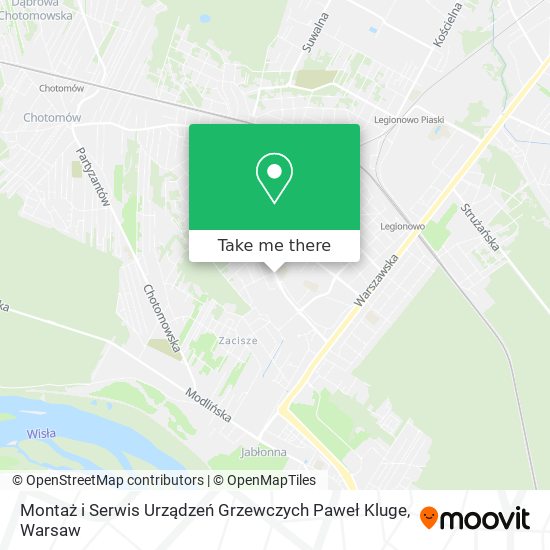 Montaż i Serwis Urządzeń Grzewczych Paweł Kluge map