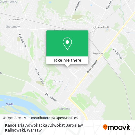 Kancelaria Adwokacka Adwokat Jarosław Kalinowski map