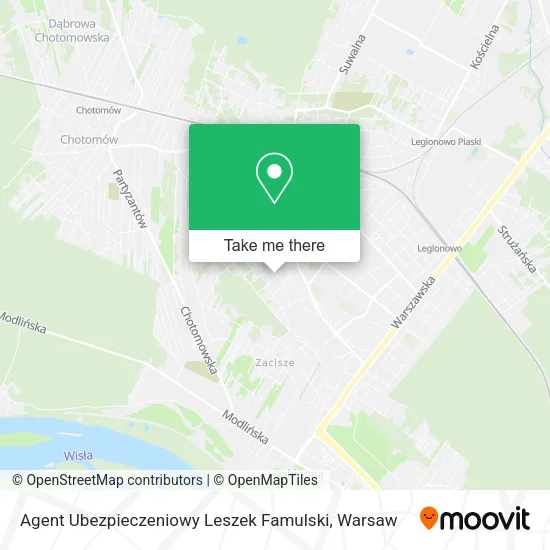 Agent Ubezpieczeniowy Leszek Famulski map