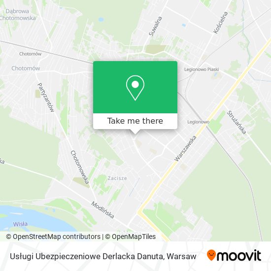 Usługi Ubezpieczeniowe Derlacka Danuta map