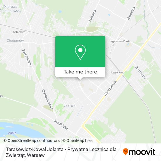 Tarasewicz-Kowal Jolanta - Prywatna Lecznica dla Zwierząt map