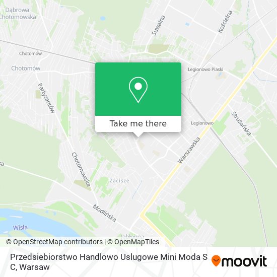 Przedsiebiorstwo Handlowo Uslugowe Mini Moda S C map