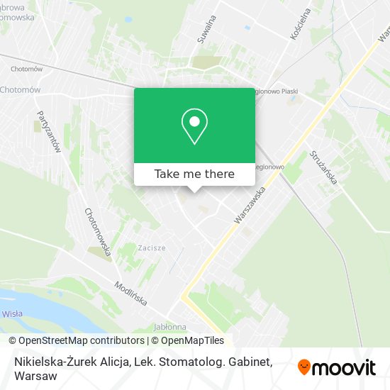 Nikielska-Żurek Alicja, Lek. Stomatolog. Gabinet map