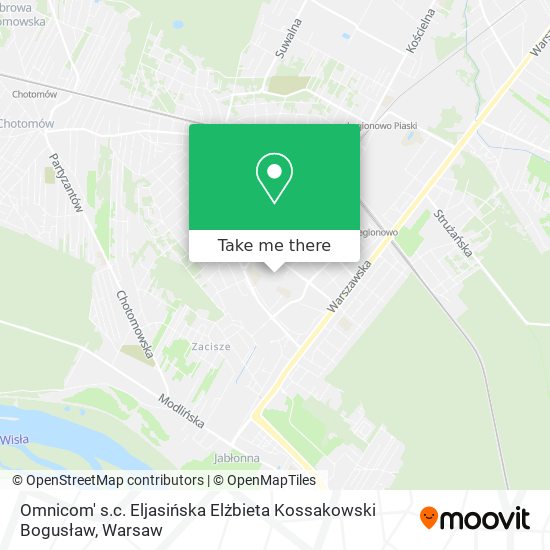 Omnicom' s.c. Eljasińska Elżbieta Kossakowski Bogusław map