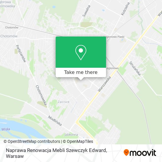 Naprawa Renowacja Mebli Szewczyk Edward map