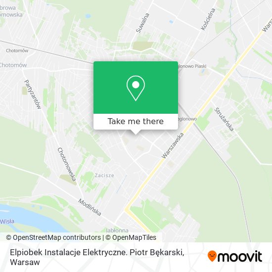 Elpiobek Instalacje Elektryczne. Piotr Bękarski map