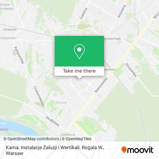 Kama. Instalacje Żaluzji i Wertikali. Rogala W. map