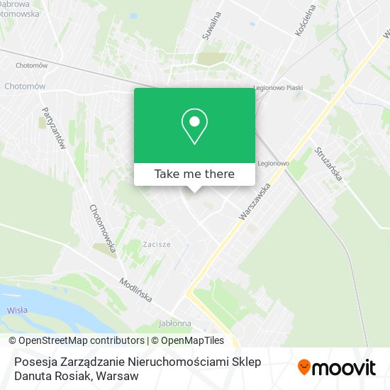 Posesja Zarządzanie Nieruchomościami Sklep Danuta Rosiak map