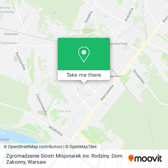 Zgromadzenie Sióstr Misjonarek św. Rodziny. Dom Zakonny map