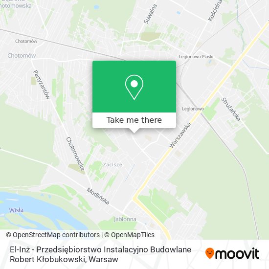 El-Inż - Przedsiębiorstwo Instalacyjno Budowlane Robert Kłobukowski map