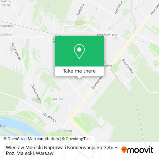 Wiesław Małecki Naprawa i Konserwacja Sprzętu P. Poż. Małecki map