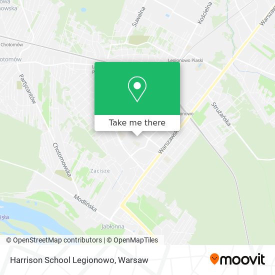 Harrison School Legionowo map