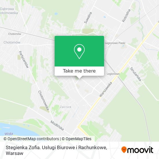 Stegienka Zofia. Usługi Biurowe i Rachunkowe map