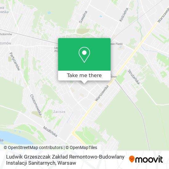 Ludwik Grzeszczak Zakład Remontowo-Budowlany Instalacji Sanitarnych map