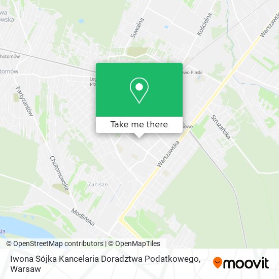 Iwona Sójka Kancelaria Doradztwa Podatkowego map