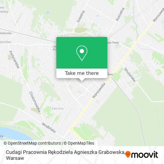 Cudagi Pracownia Rękodzieła Agnieszka Grabowska map