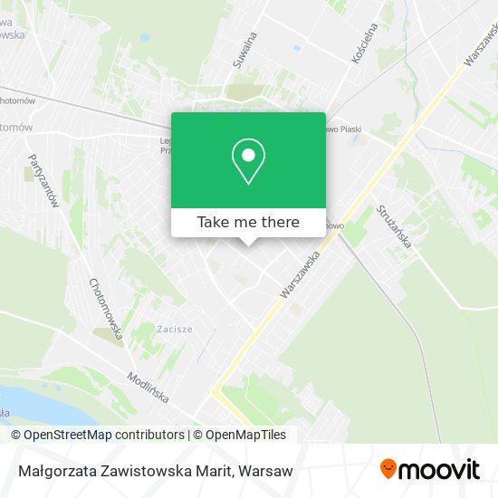 Małgorzata Zawistowska Marit map