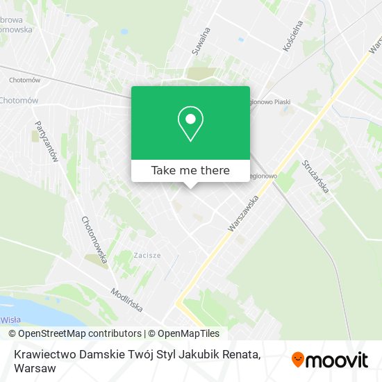 Krawiectwo Damskie Twój Styl Jakubik Renata map