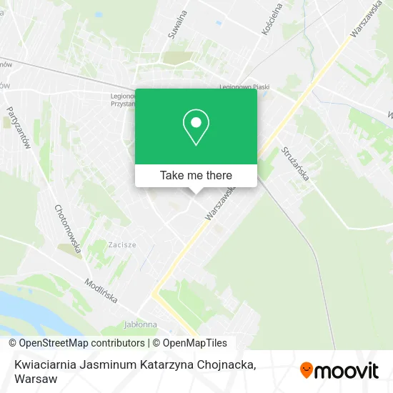 Карта Kwiaciarnia Jasminum Katarzyna Chojnacka