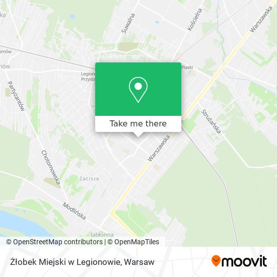 Żłobek Miejski w Legionowie map