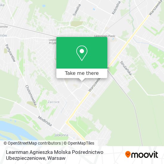 Learnman Agnieszka Molska Pośrednictwo Ubezpieczeniowe map