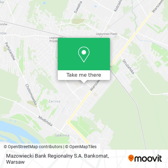 Mazowiecki Bank Regionalny S.A. Bankomat map