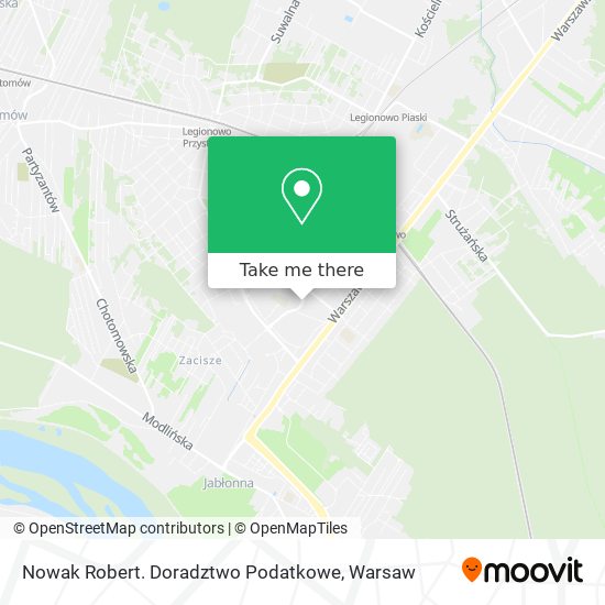 Nowak Robert. Doradztwo Podatkowe map