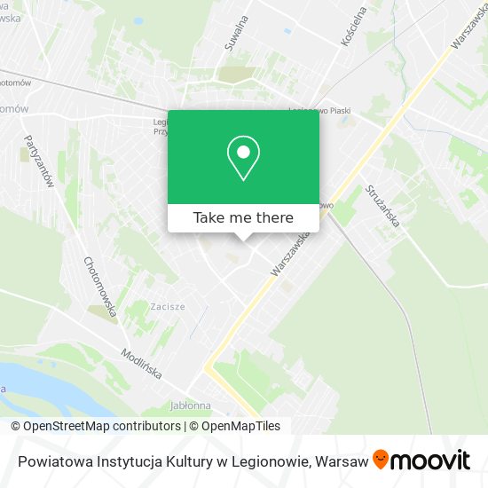 Powiatowa Instytucja Kultury w Legionowie map