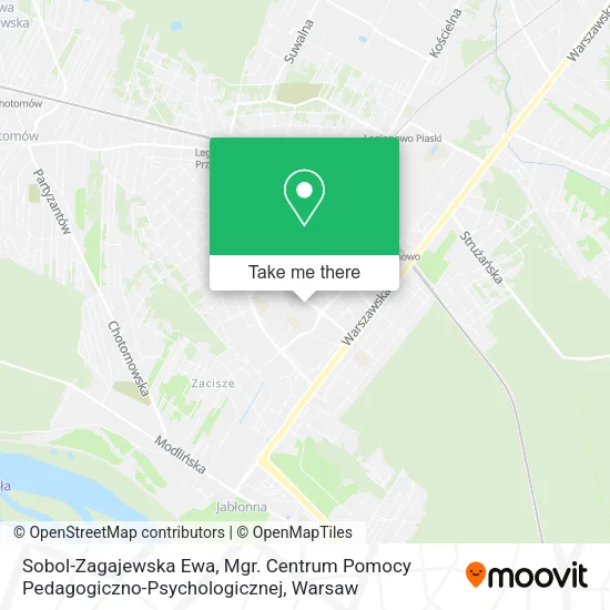 Sobol-Zagajewska Ewa, Mgr. Centrum Pomocy Pedagogiczno-Psychologicznej map