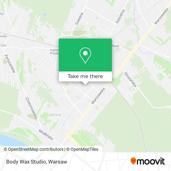 Body Wax Studio map