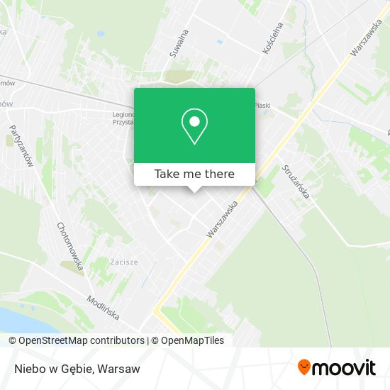 Niebo w Gębie map