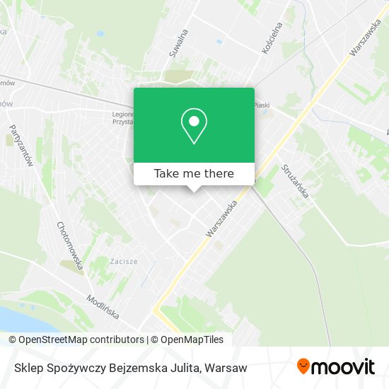 Sklep Spożywczy Bejzemska Julita map