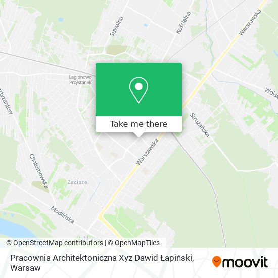 Pracownia Architektoniczna Xyz Dawid Łapiński map