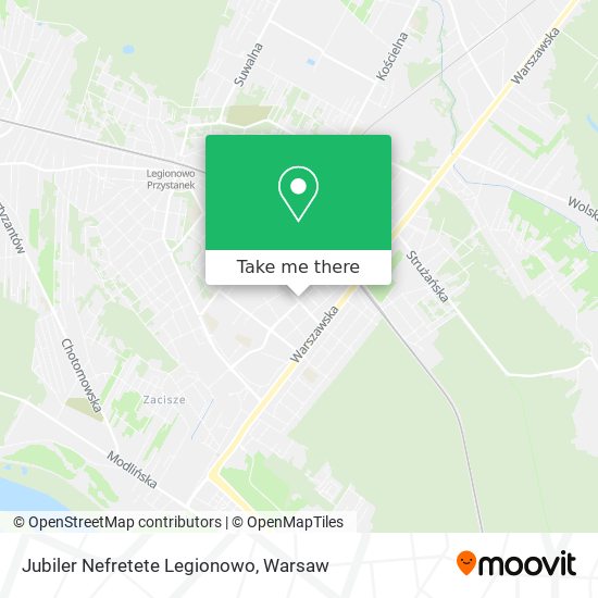 Jubiler Nefretete Legionowo map