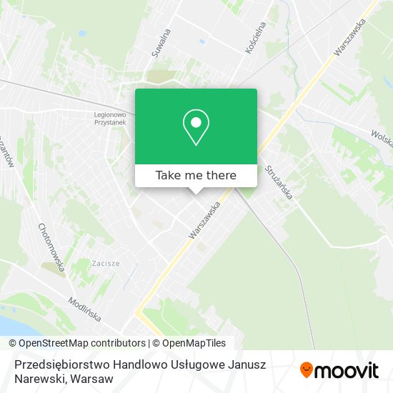 Przedsiębiorstwo Handlowo Usługowe Janusz Narewski map