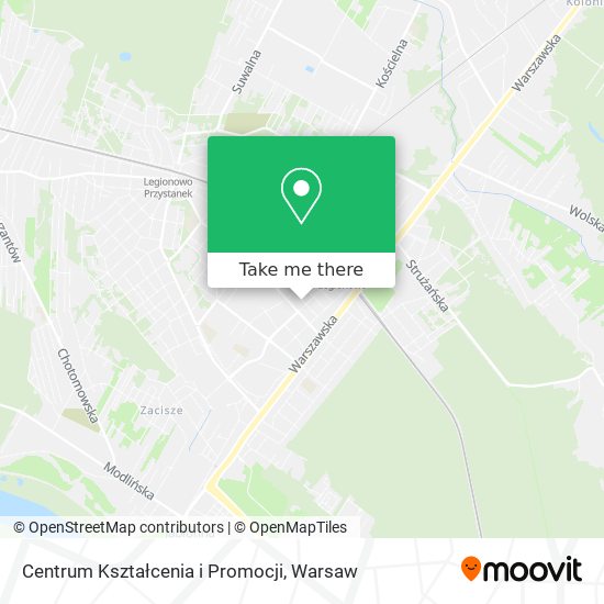 Centrum Kształcenia i Promocji map