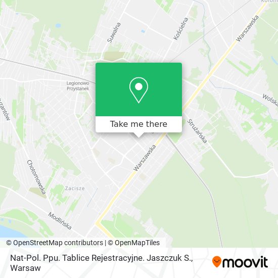 Nat-Pol. Ppu. Tablice Rejestracyjne. Jaszczuk S. map