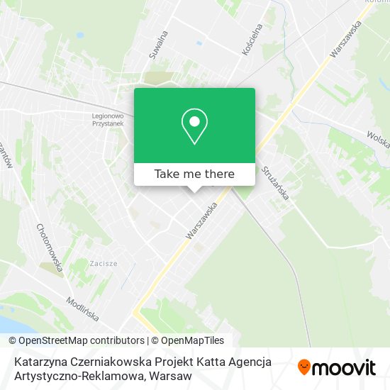 Katarzyna Czerniakowska Projekt Katta Agencja Artystyczno-Reklamowa map