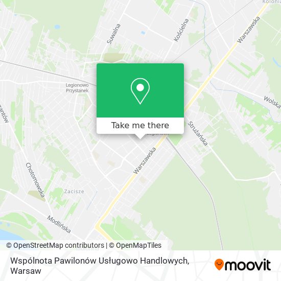 Wspólnota Pawilonów Usługowo Handlowych map