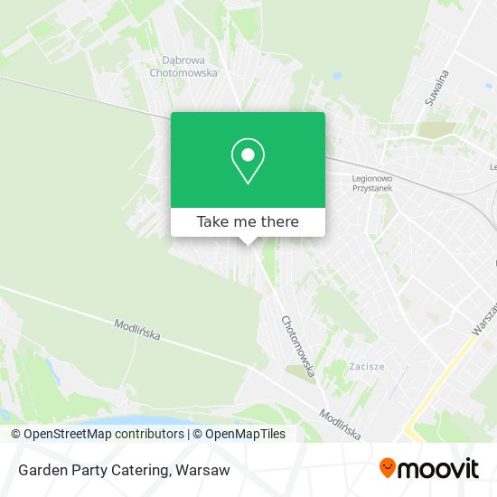 Карта Garden Party Catering