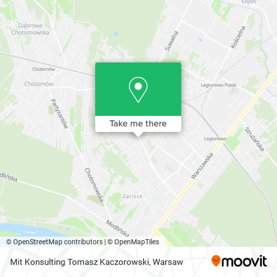 Mit Konsulting Tomasz Kaczorowski map