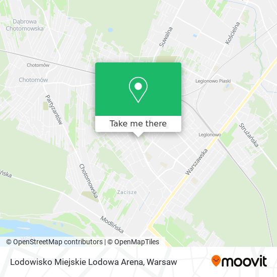 Lodowisko Miejskie Lodowa Arena map