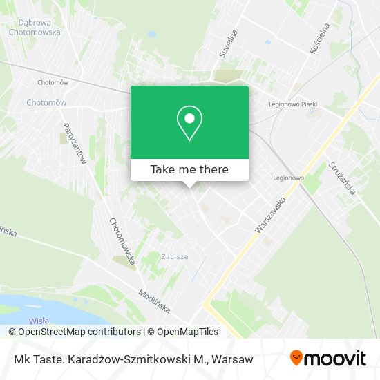 Mk Taste. Karadżow-Szmitkowski M. map