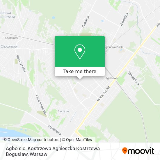 Agbo s.c. Kostrzewa Agnieszka Kostrzewa Bogusław map